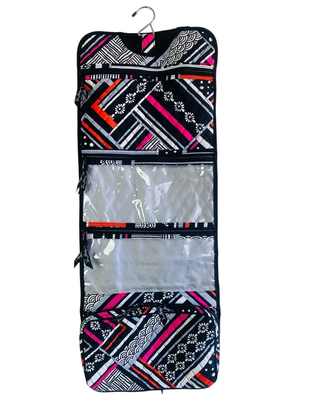 Vera Bradley Northern Stripes Cosmetic Make Up Travel Bag